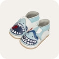 Babypantoffeln aus weichem Leder Shark Tease