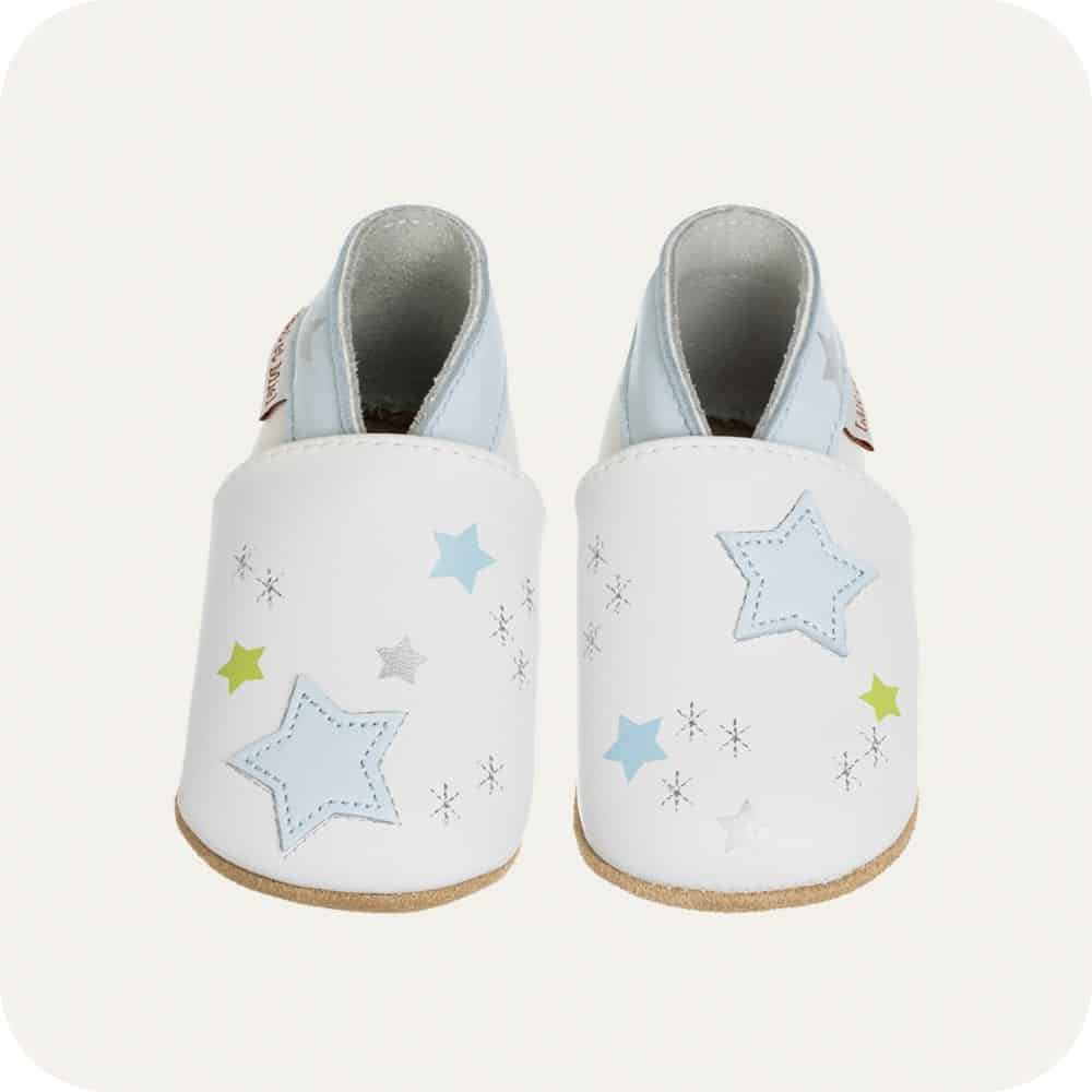 Weiche Leder Babyschuhe Polar Himmel
