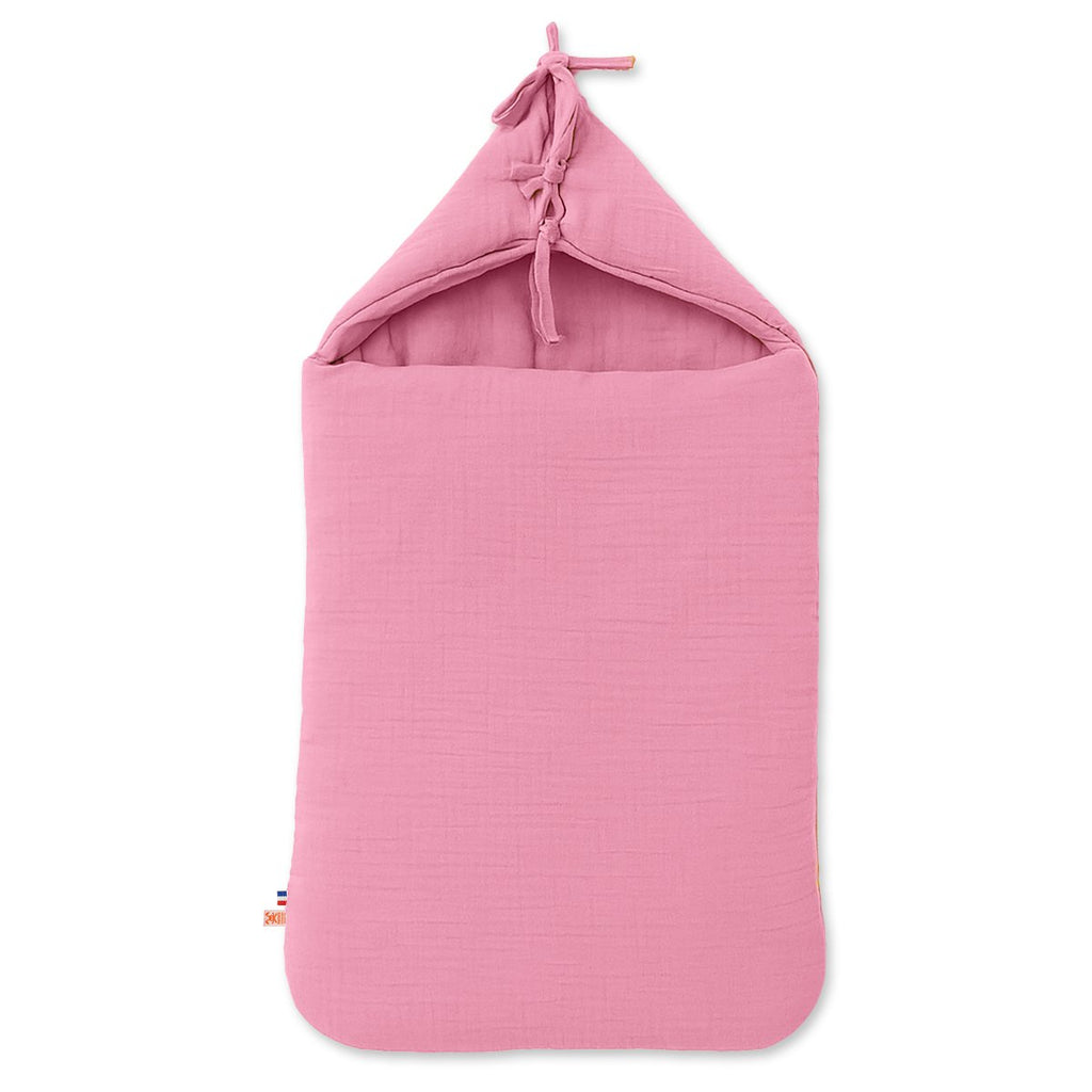 Babynest aus Bio-Baumwolle Rosa