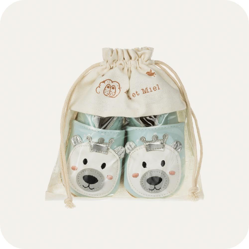 Babyschuhe aus weichem Leder Bear King