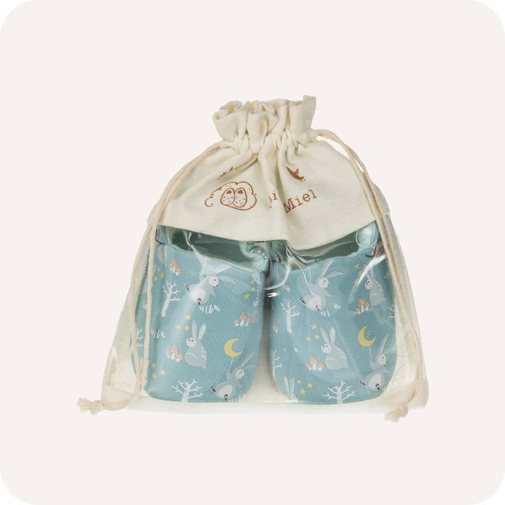 Babyhausschuhe aus Baumwolle Kaninchen