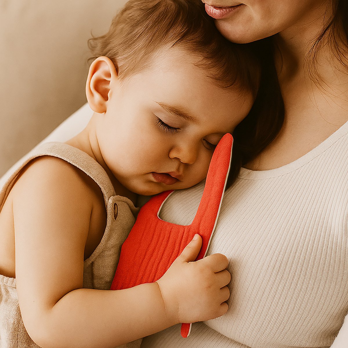 Erdbeer Wapin aus Bio-Baumwolle