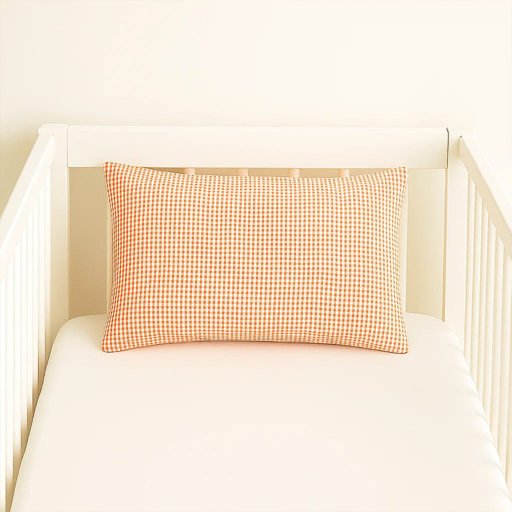 Kissenbezug aus weißer Bio-Baumwolle