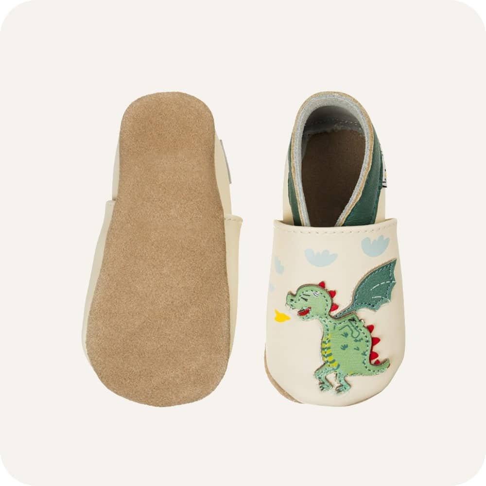Dragon et Fils Babyhausschuhe aus weichem Leder