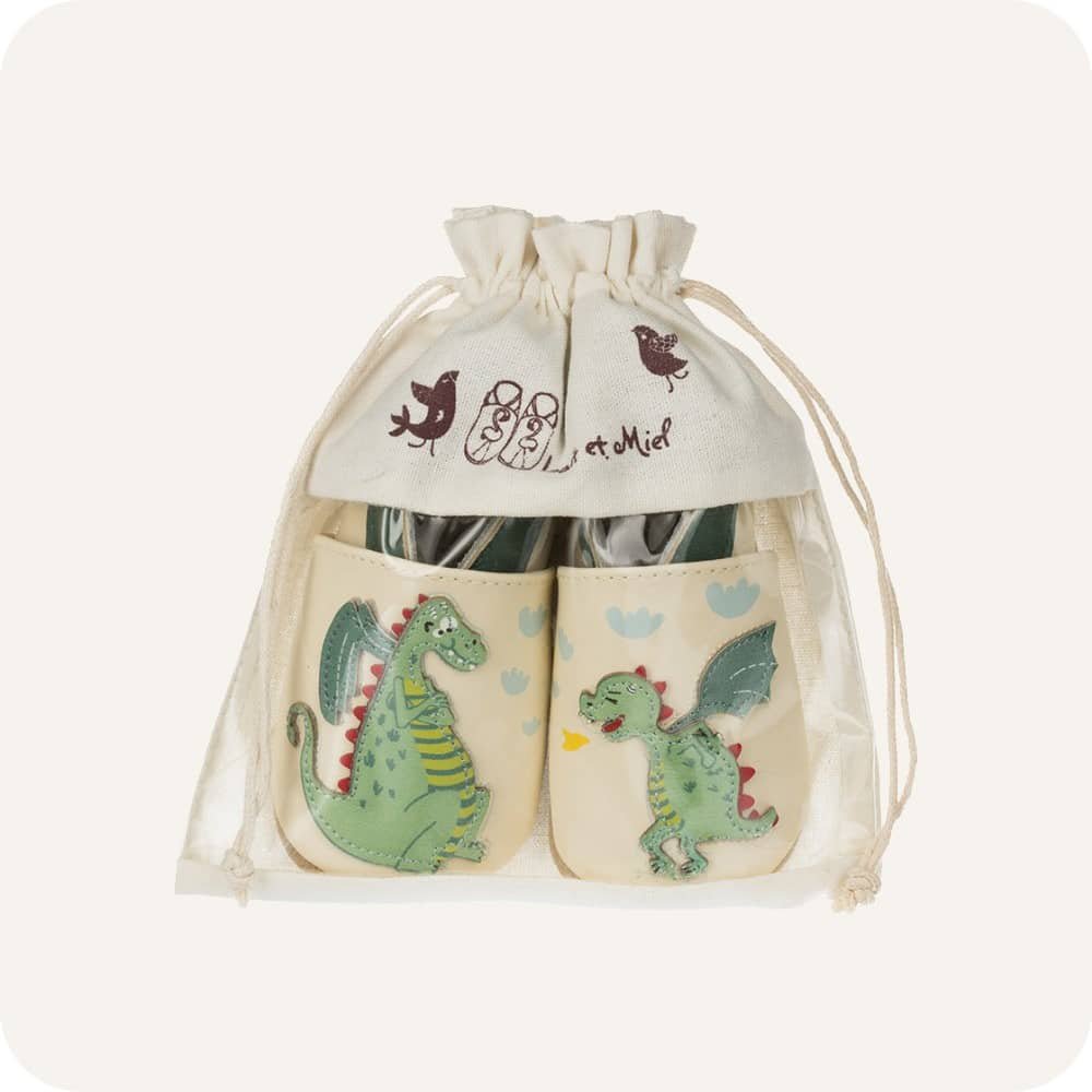 Dragon et Fils Babyhausschuhe aus weichem Leder