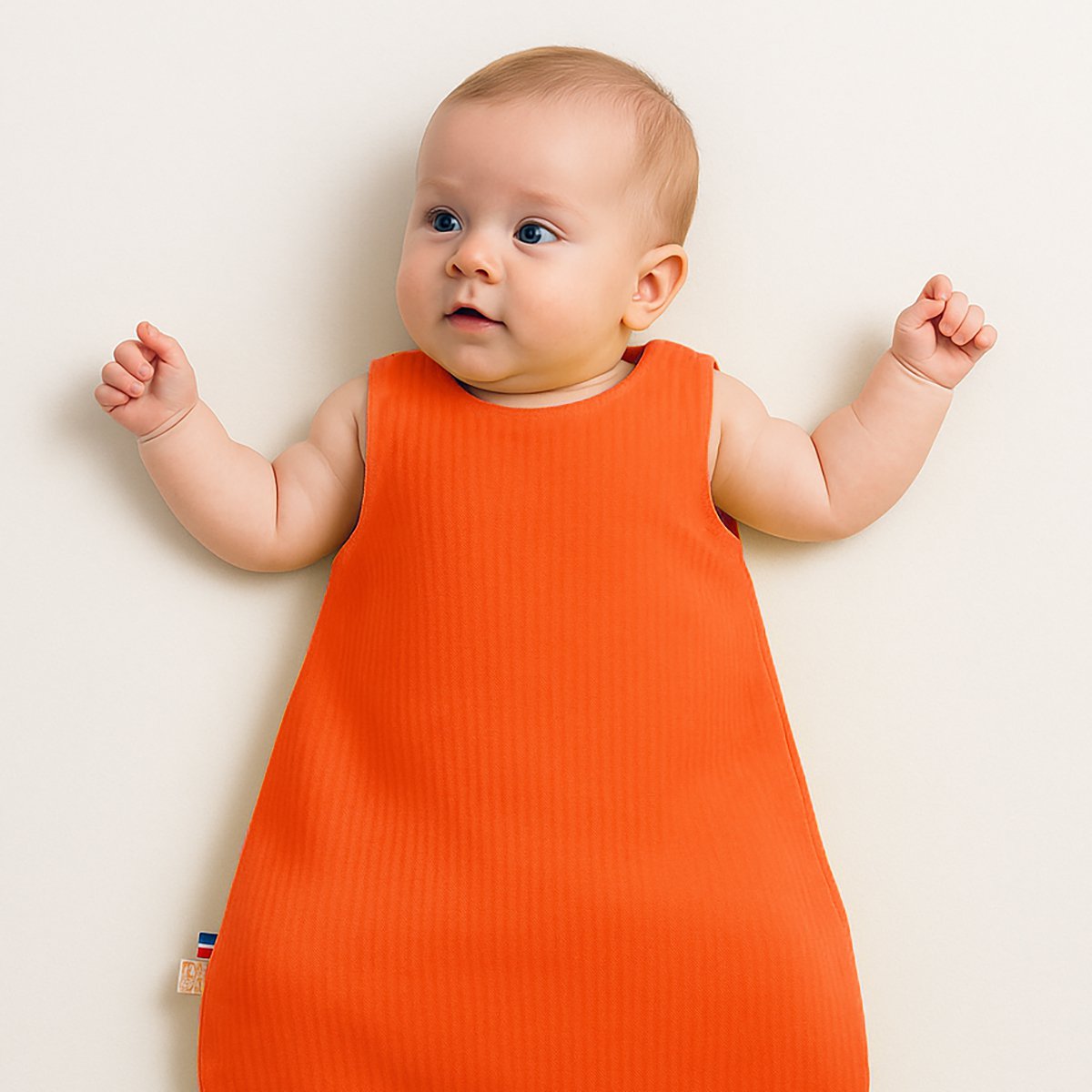 Sommerschlafsack aus Bio-Baumwolle Erdbeer