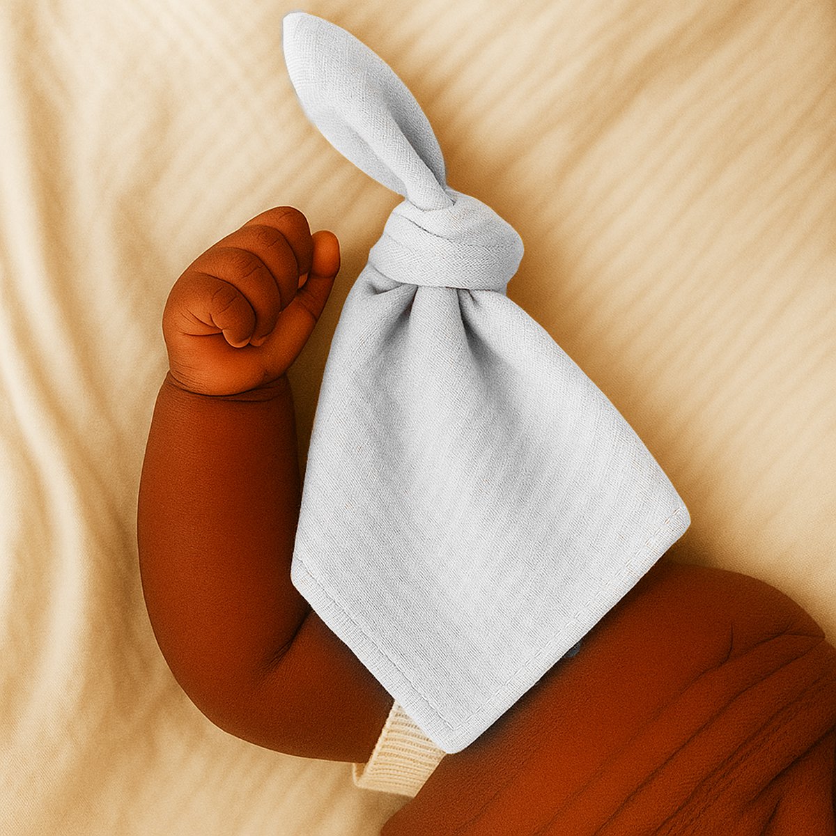 Spucktücher aus weißer Bio-Baumwolle