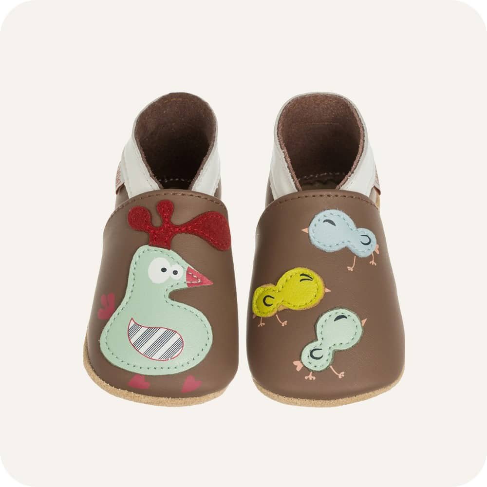 Babyschuhe aus weichem Leder Hühnerstall