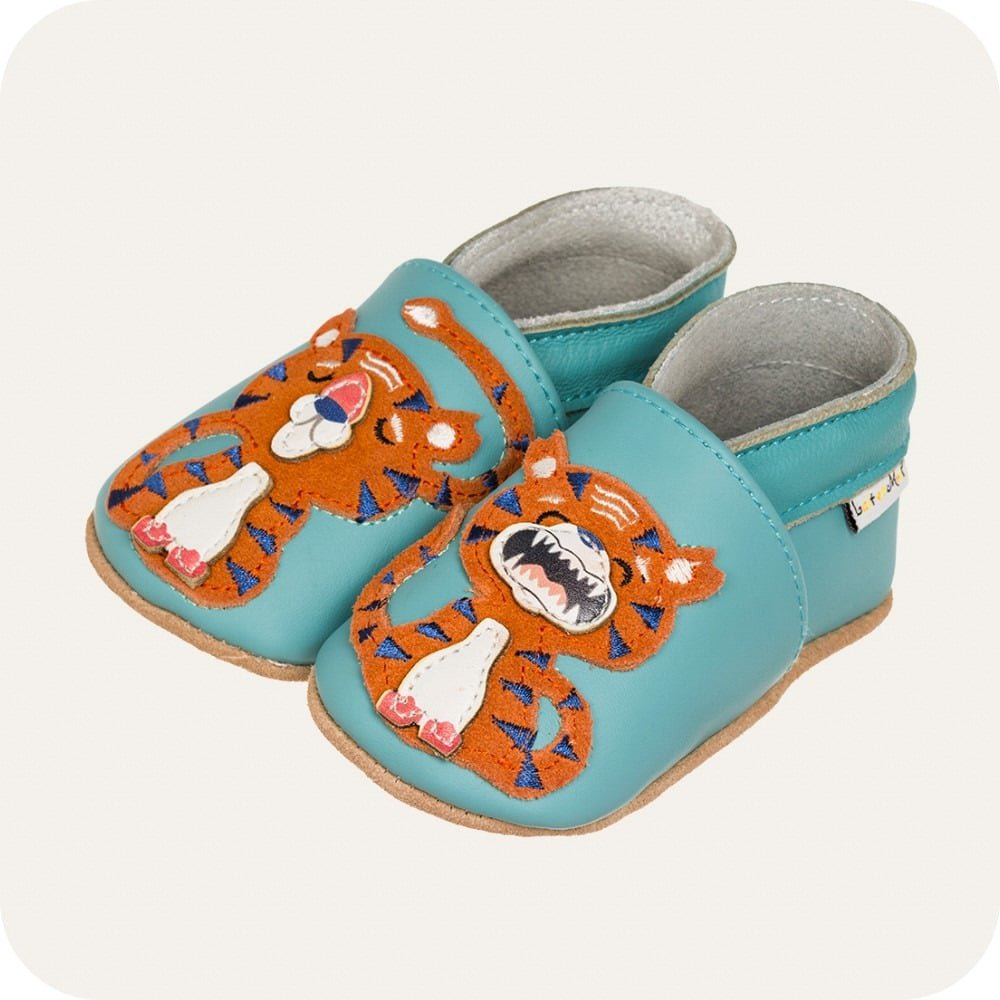 Babyschuhe aus weichem Leder Tigreau