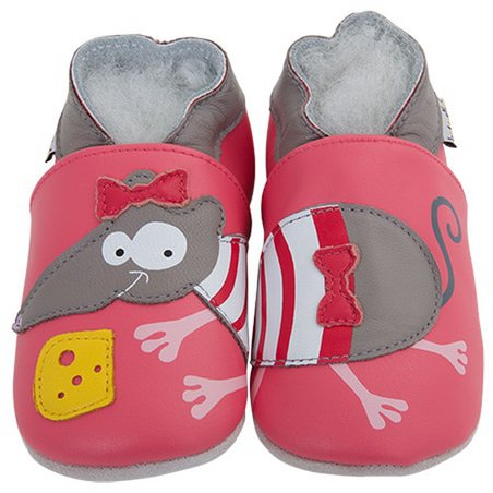 Babyschuhe aus weichem Leder Maus