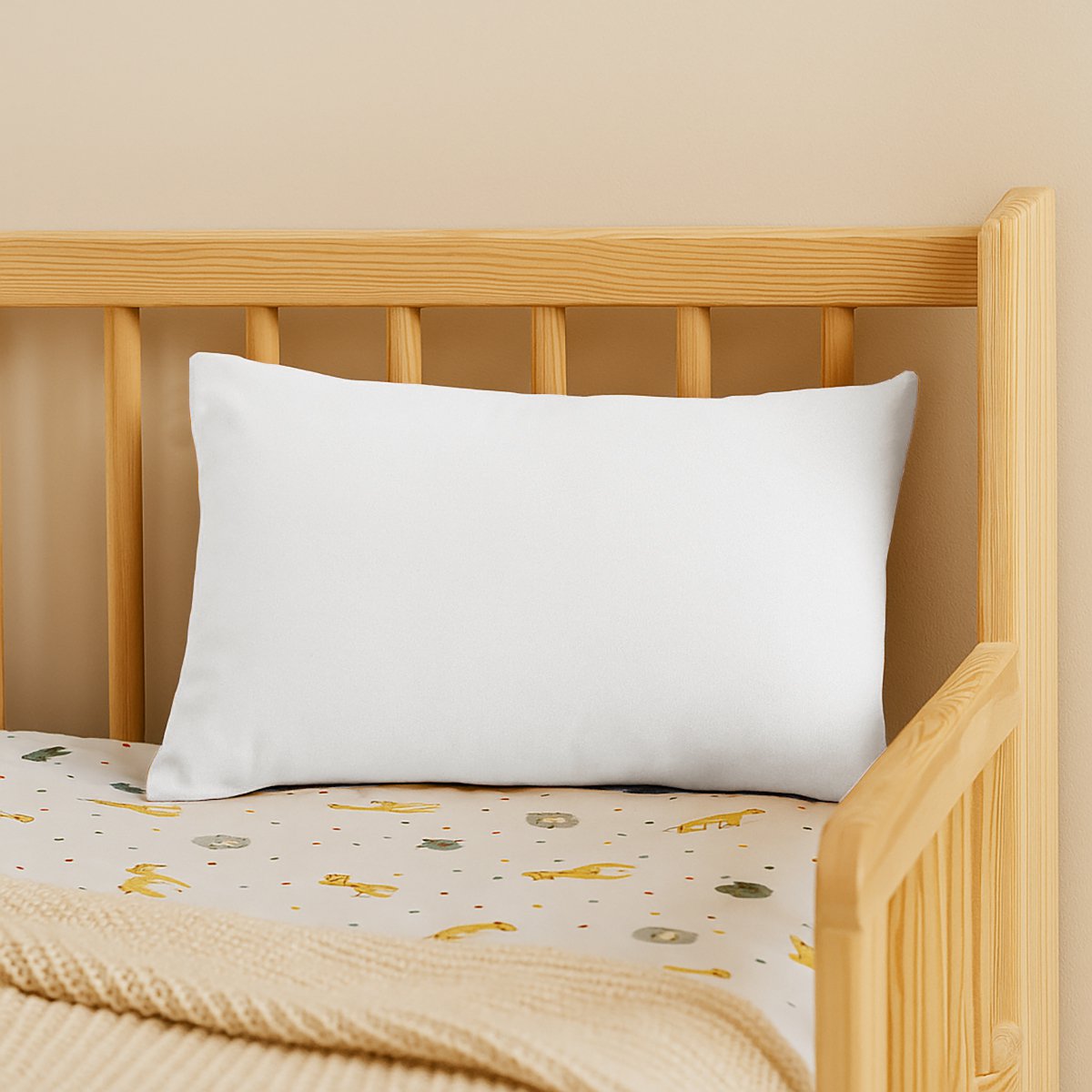 Rechteckiges Kissen aus Bio-Baumwolle