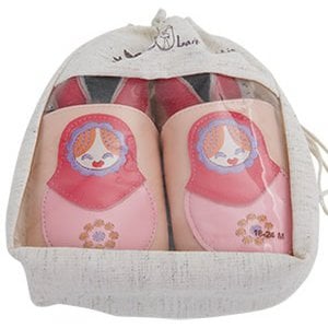 Babyschuhe aus weichem Leder Matriochka