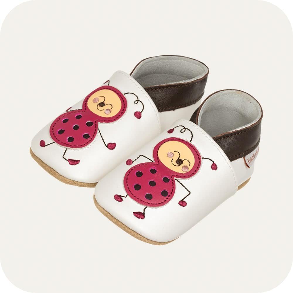 Babyschuhe aus weichem Leder Mademoiselle Coccinelle