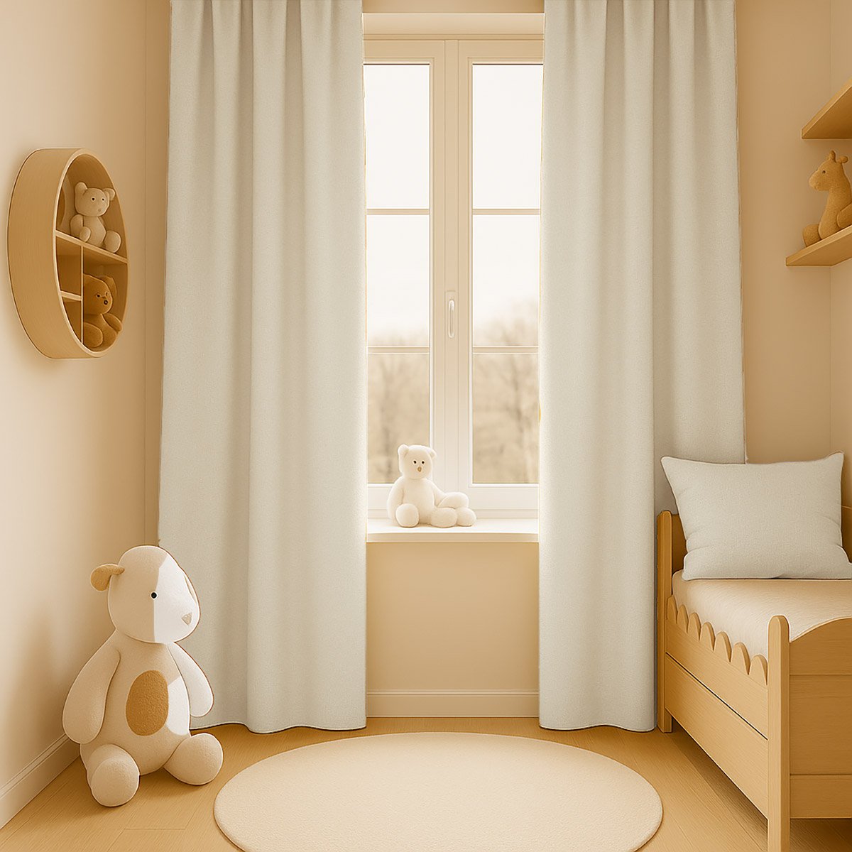 Bio-Baumwollgaze Vorhänge