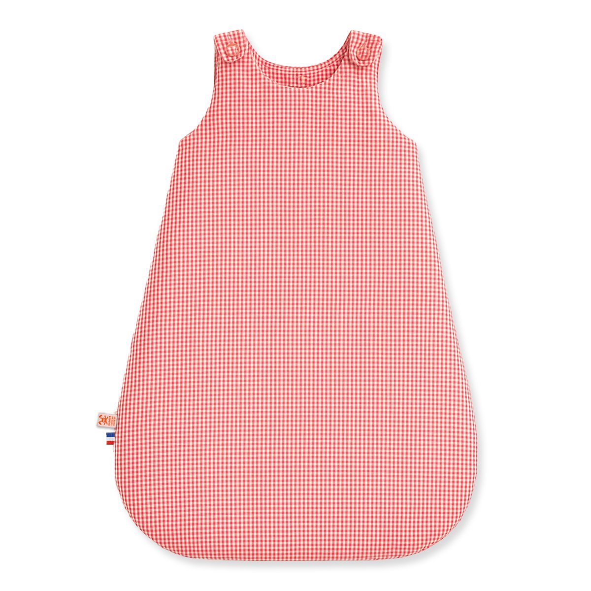 Winterschlafsack aus karierter Bio-Baumwolle