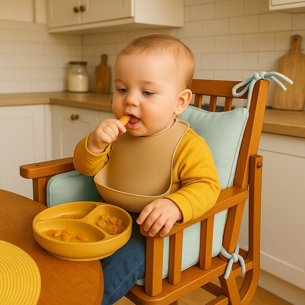 Hochstuhlpolster aus Grüner Bio-Baumwolle