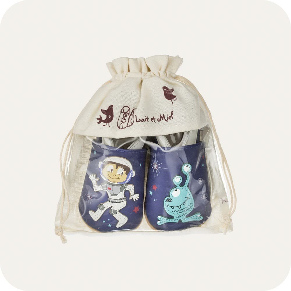 Babyschuhe aus weichem Leder Spationaute