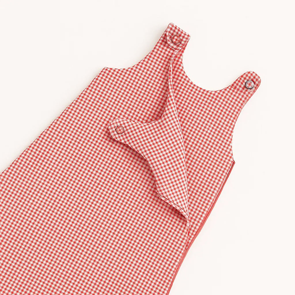 Winterschlafsack aus karierter Bio-Baumwolle