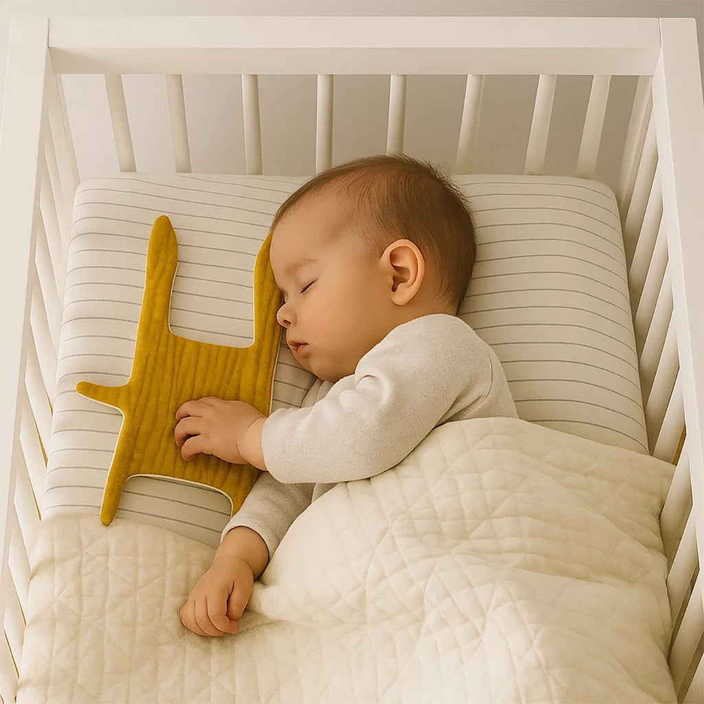 Flat Wapin aus Bio-Baumwolle Honigfarbe