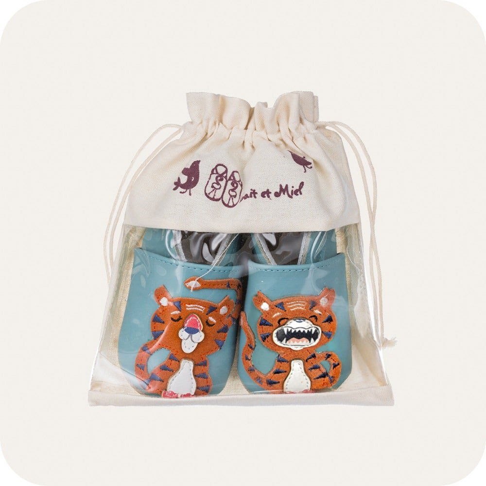 Babyschuhe aus weichem Leder Tigreau
