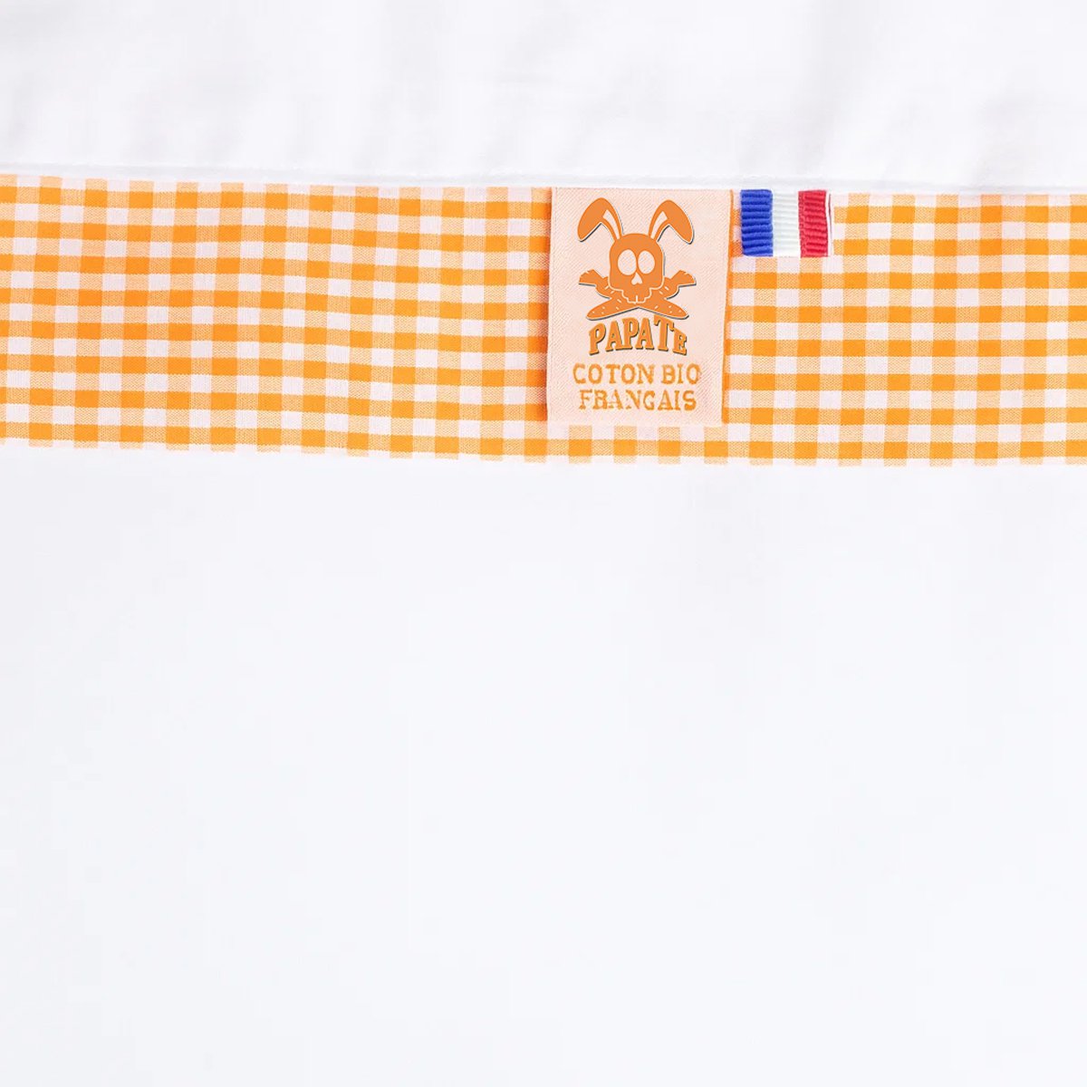 Weiße Bettlaken aus Bio-Baumwolle