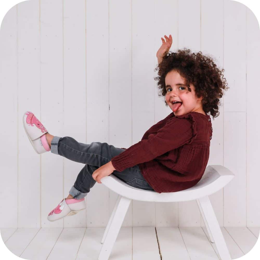 Weiche Leder Babyschuhe Rhino Tänzer