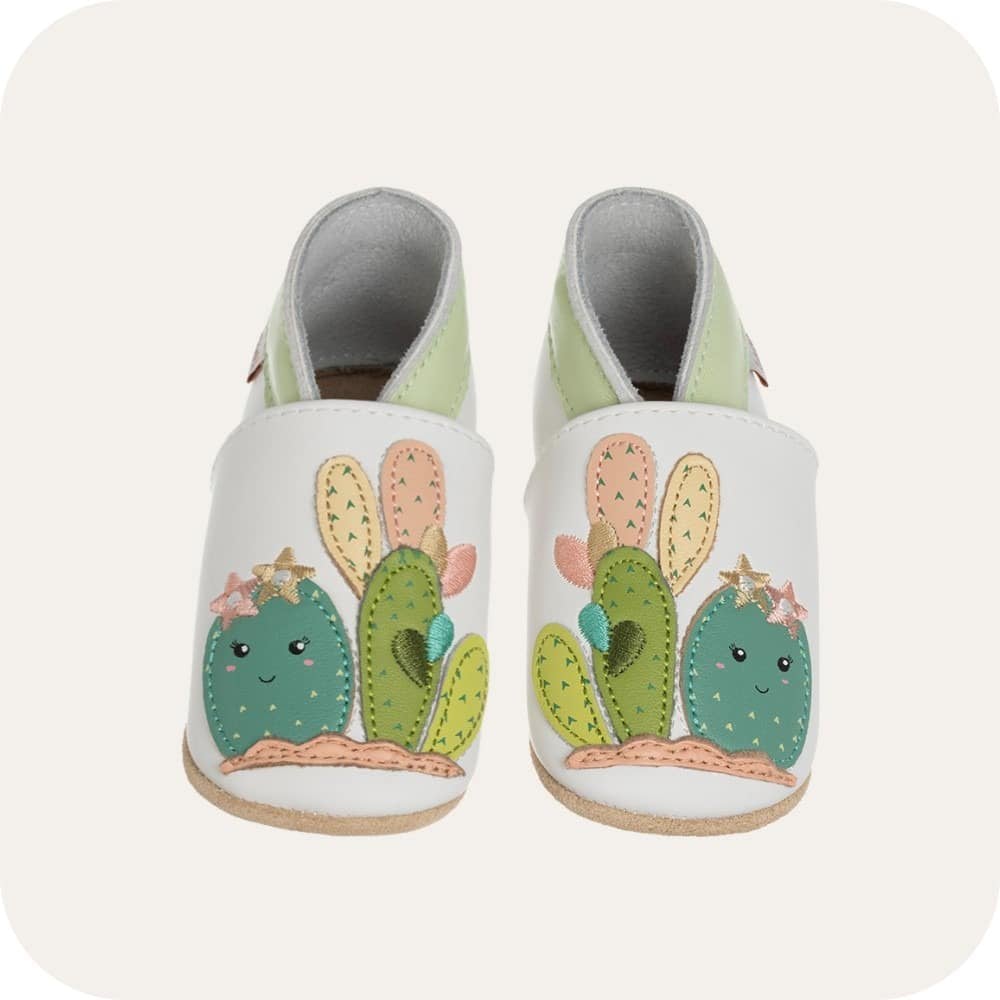 Babyschuhe aus weichem Leder Cactus