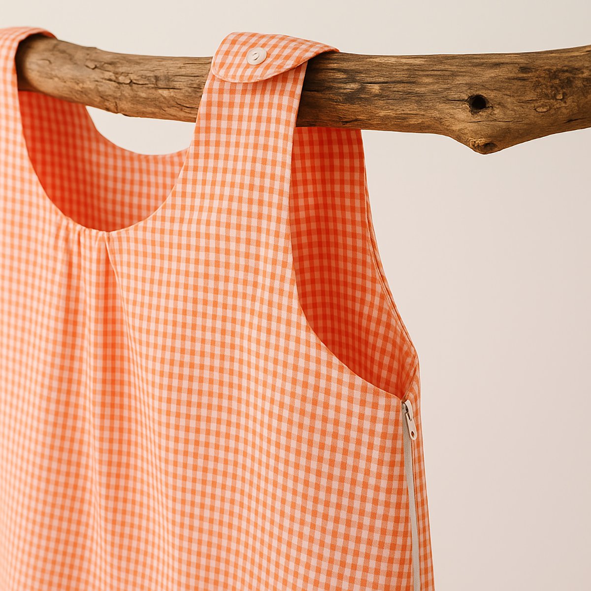 Sommerschlafsack aus Vichy-Bio-Baumwolle