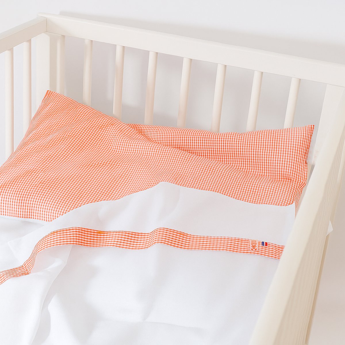 Weiße Bettlaken aus Bio-Baumwolle