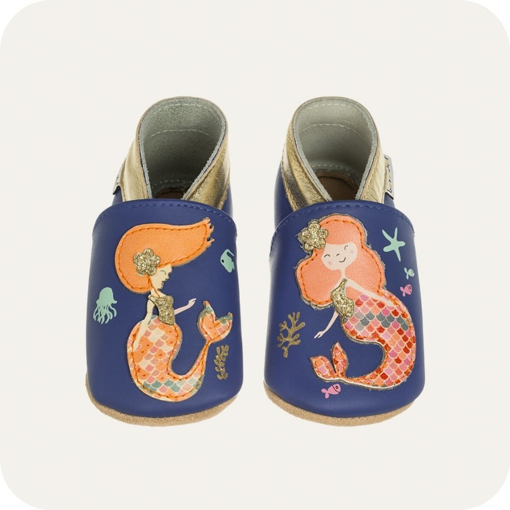 Meerjungfrau weiche Leder Babyschuhe