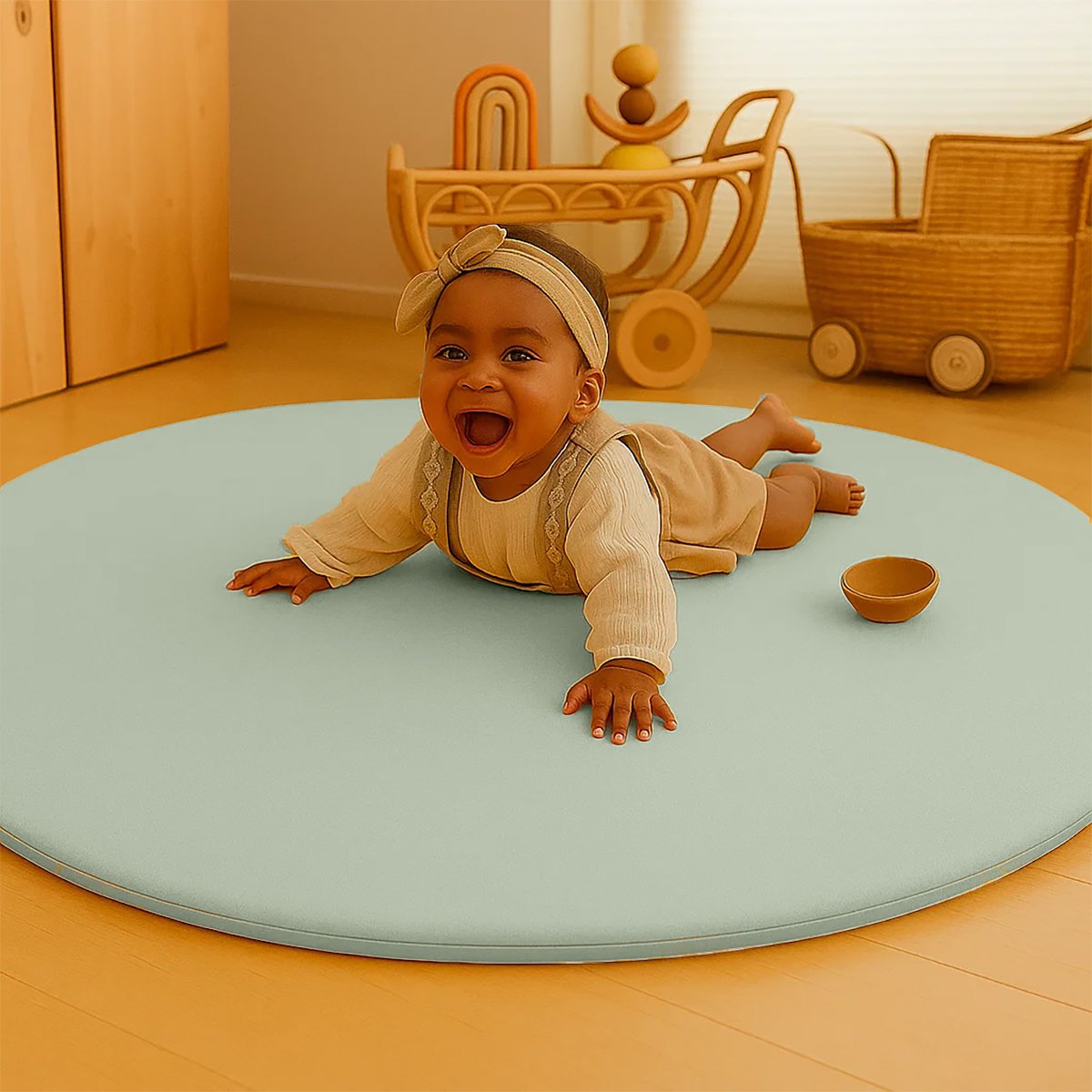 Havanna Spielmatte aus Bio-Baumwolle Grün