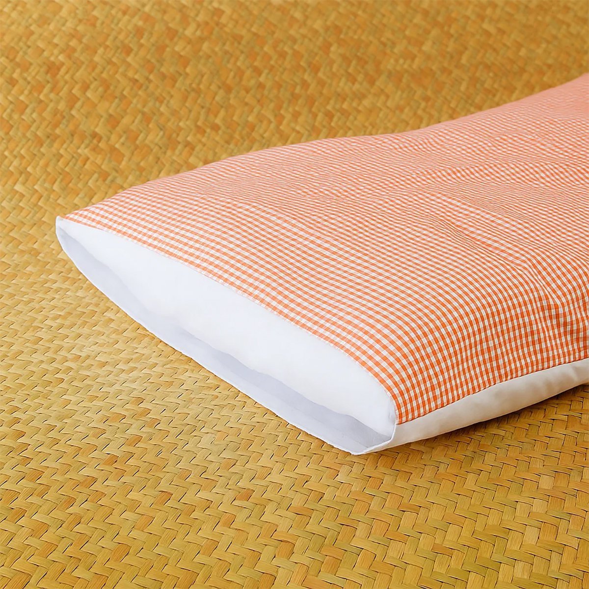 Kissenbezug aus weißer Bio-Baumwolle