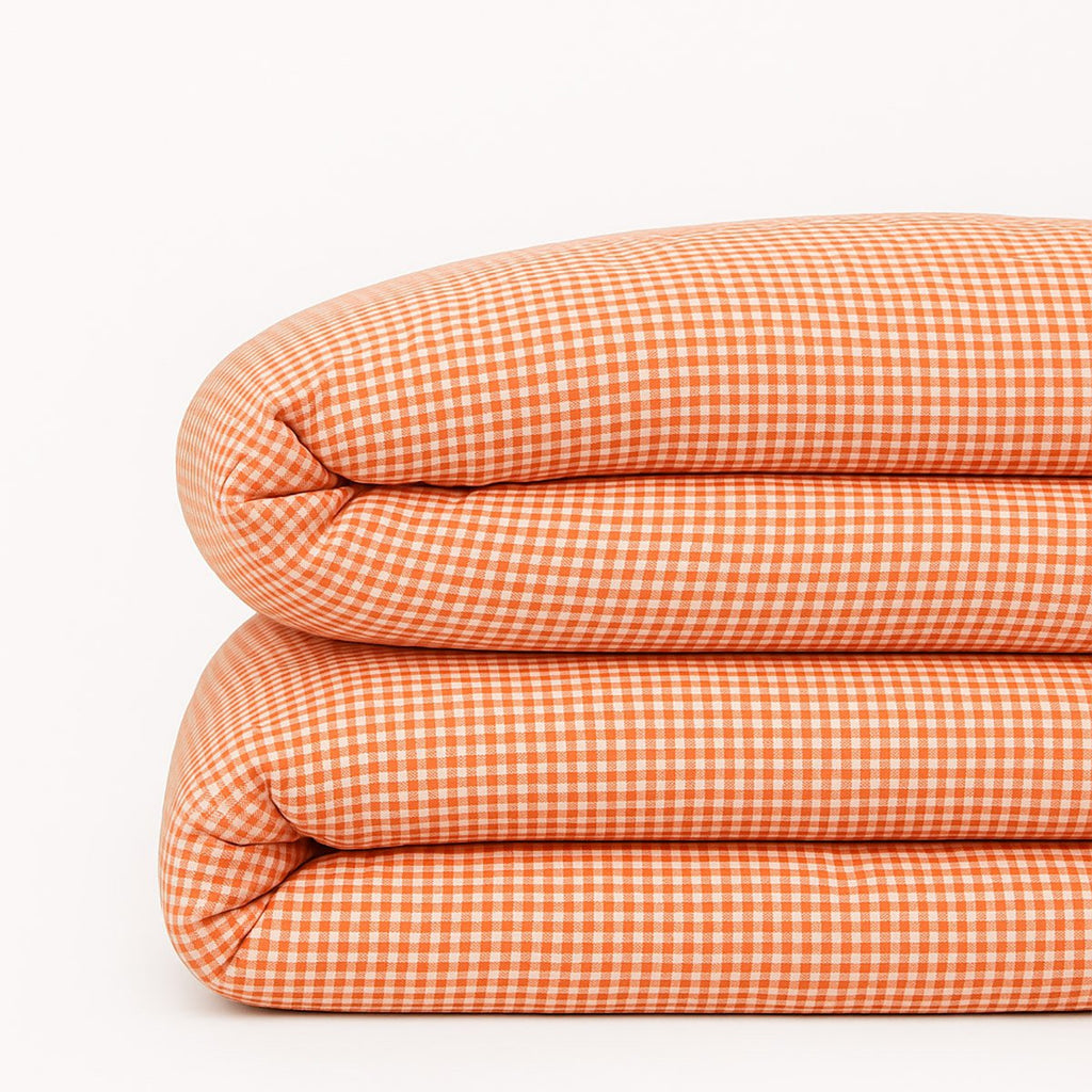 Bettbezug aus Vichy Bio-Baumwolle