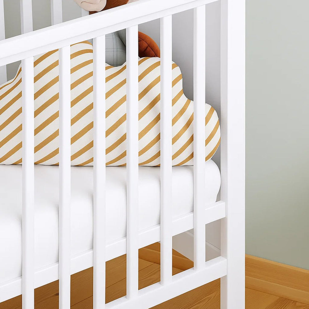 Weiße Spannbettlaken aus Bio-Baumwolle