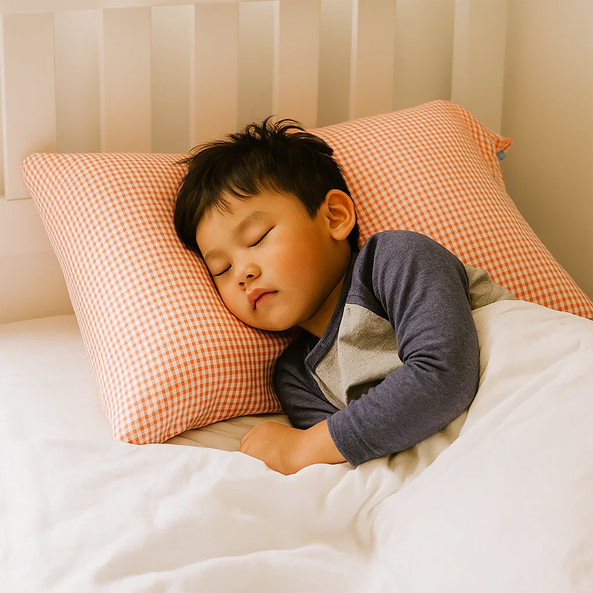 Kissenbezug aus weißer Bio-Baumwolle