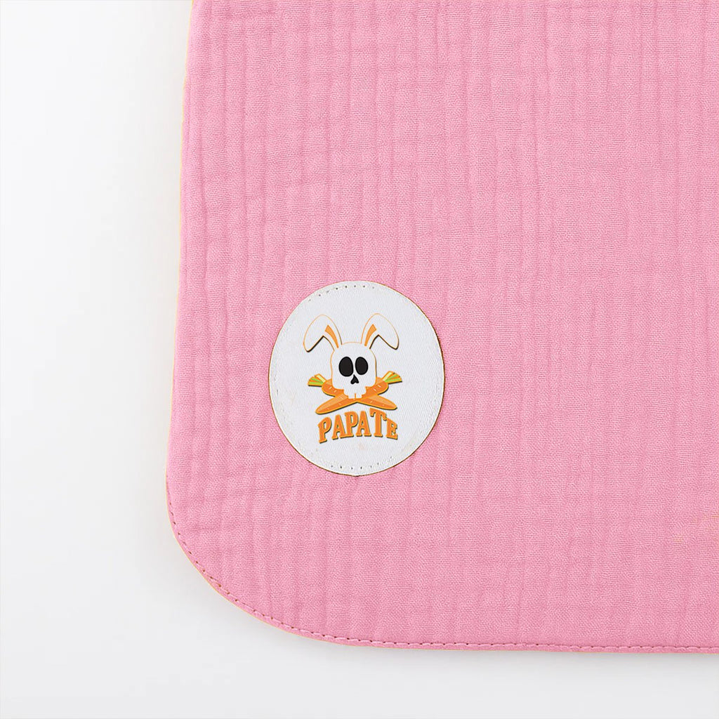 Lätzchen aus Bio-Baumwolle Rosa