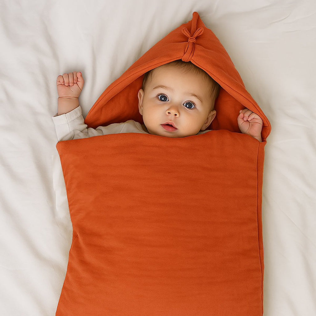 Babynest aus Bio-Baumwolle Erdbeer