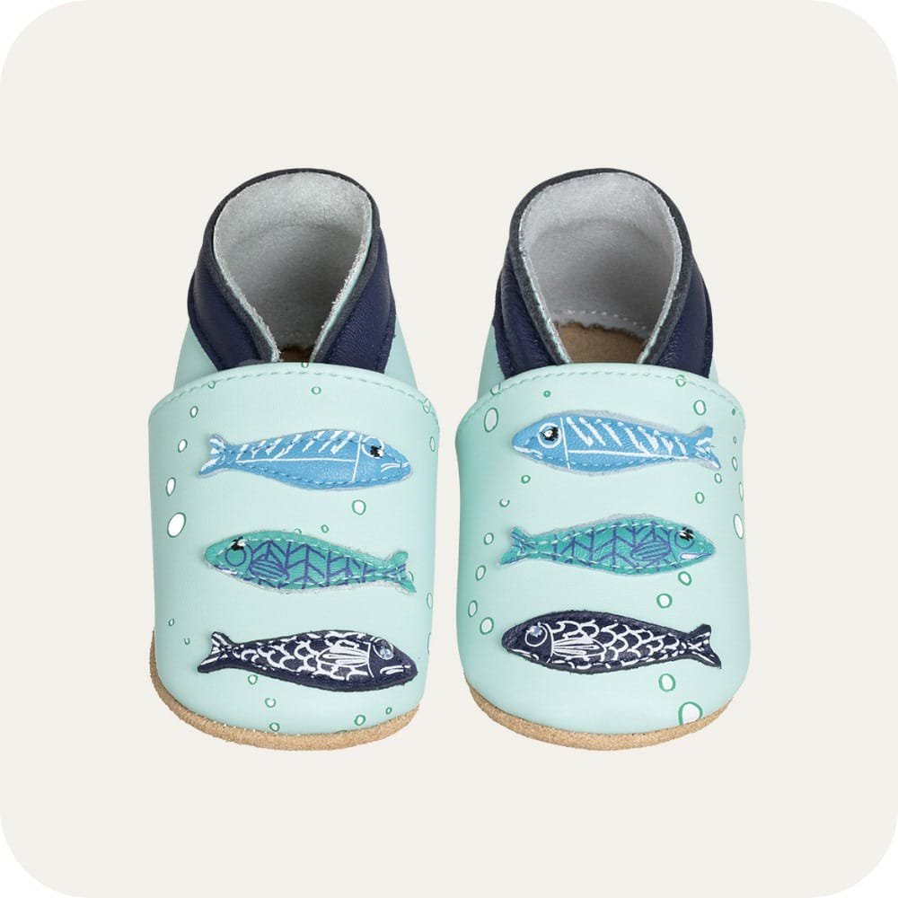Babyschuhe aus weichem Leder Sardinen