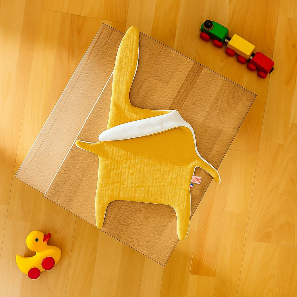 Flat Wapin aus Bio-Baumwolle Honigfarbe