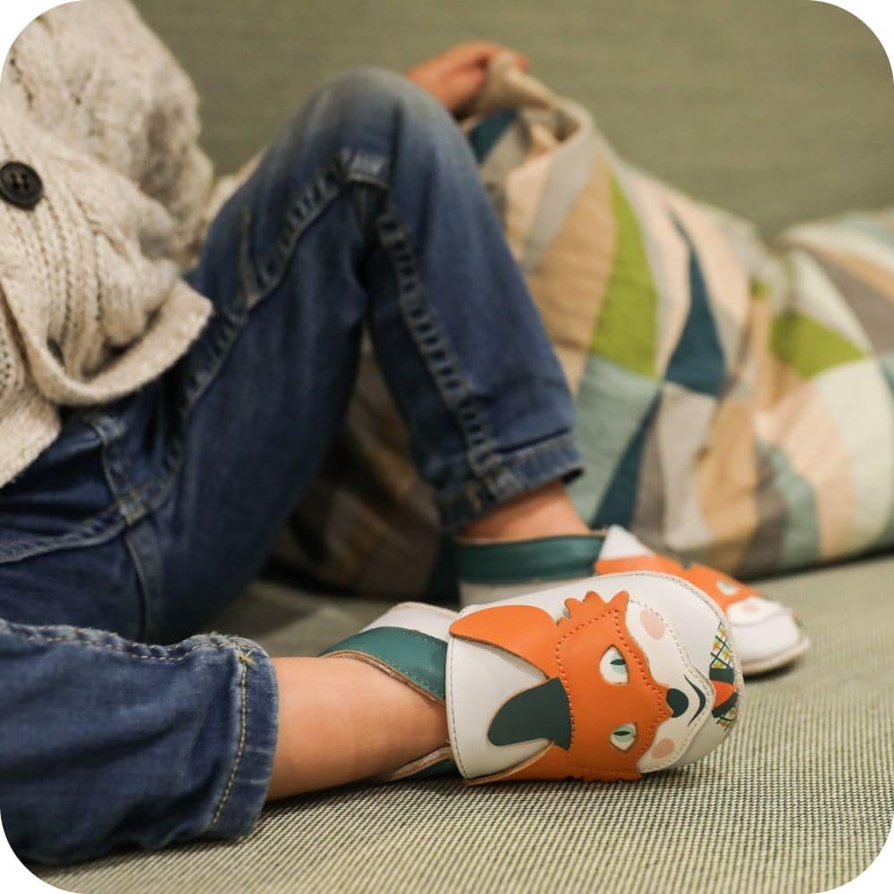 Babyschuhe aus weichem Leder Robin Hood Fox