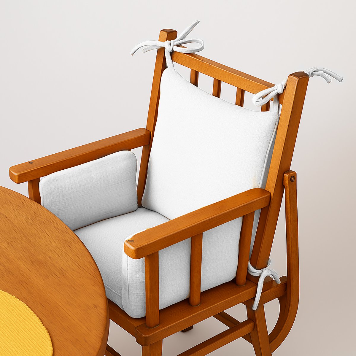 Hochstuhlpolster aus Bio-Baumwolle