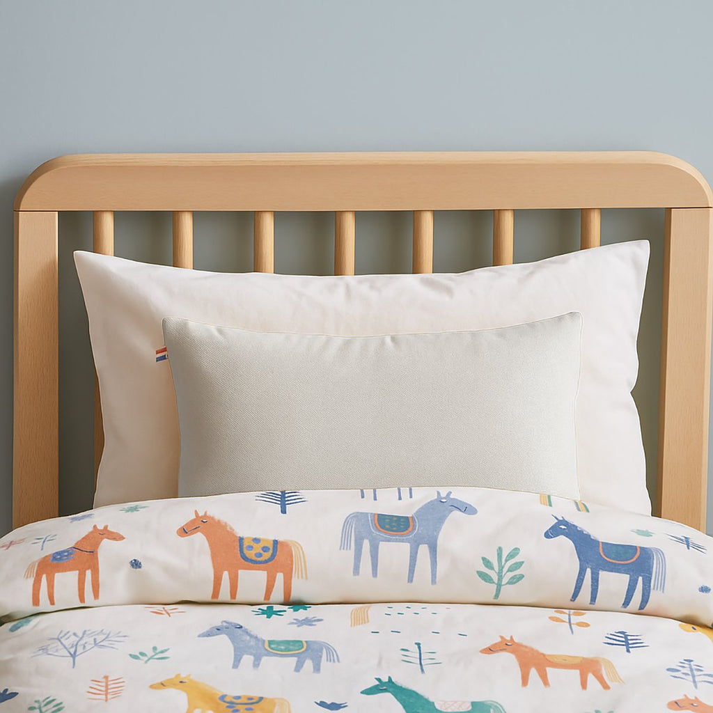 Rechteckiges Kissen aus Bio-Baumwolle