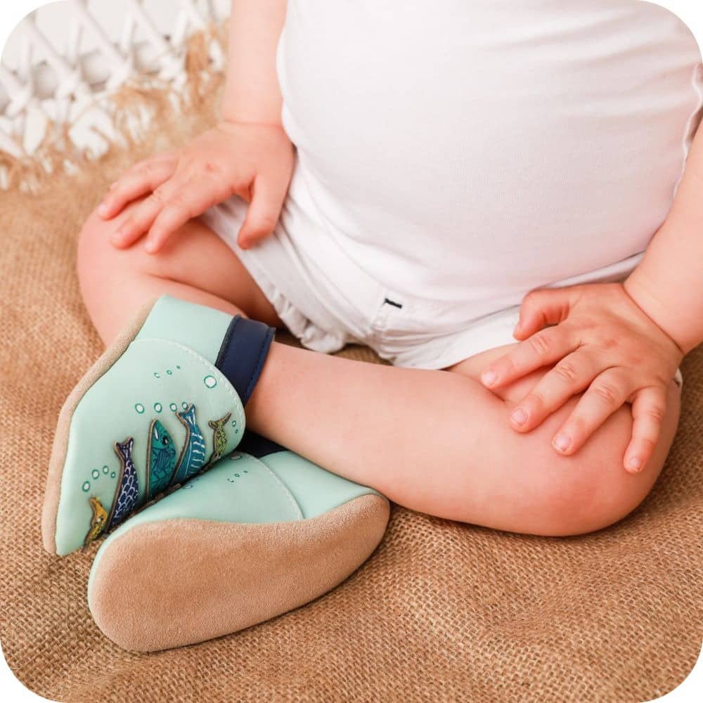 Babyschuhe aus weichem Leder Sardinen
