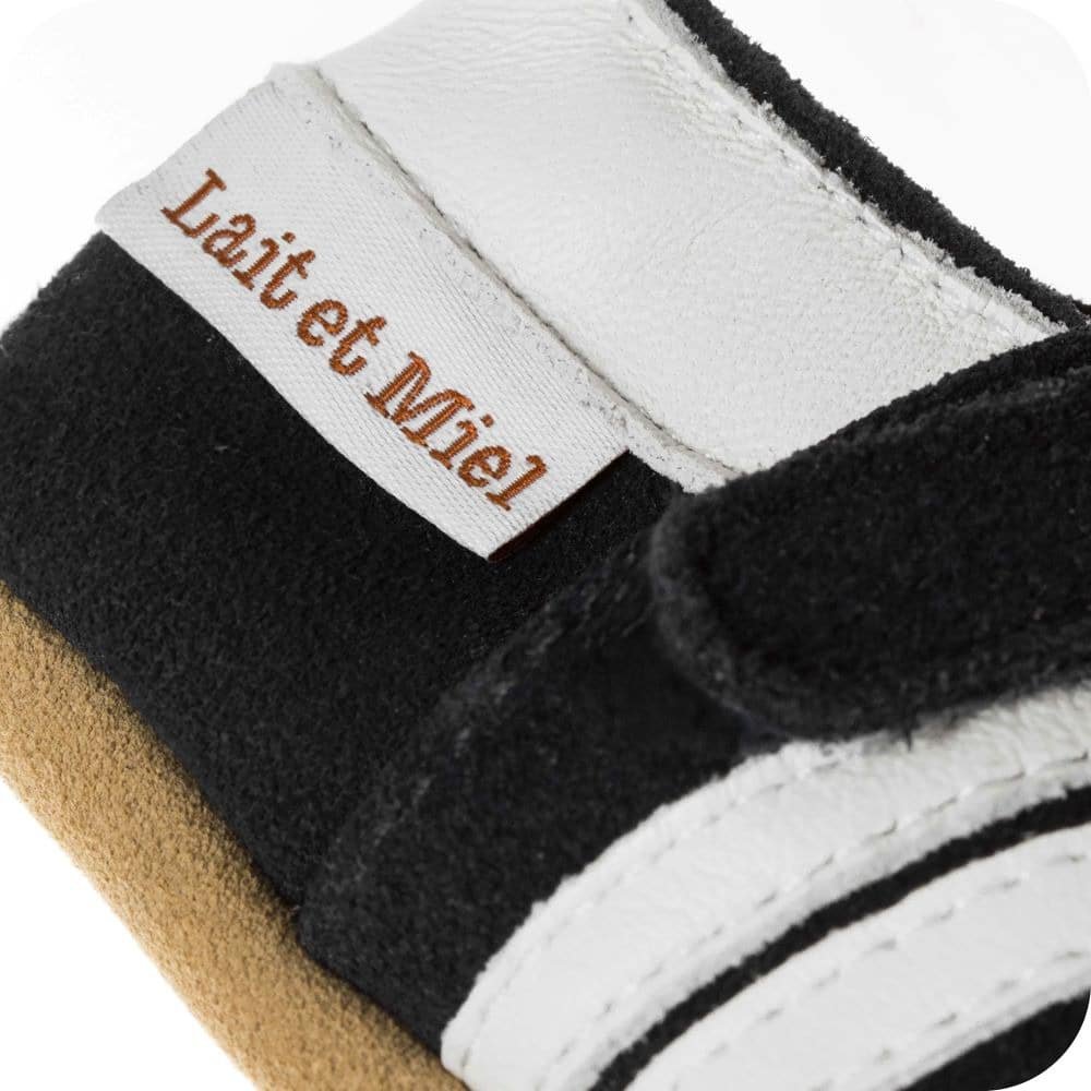 Babyhausschuhe aus weichem Leder Marineblaue Turnschuhe