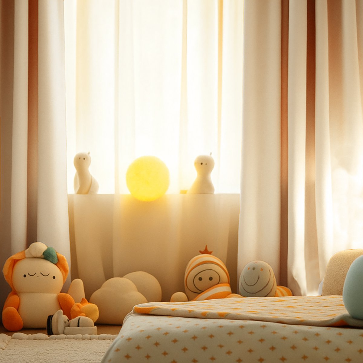 Bio-Baumwollgaze Vorhänge