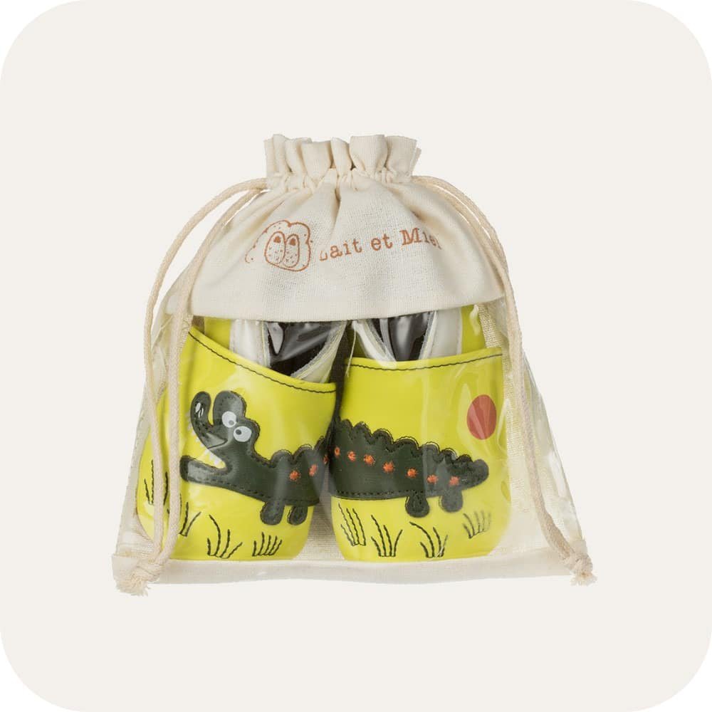 Babyschuhe aus weichem Leder Croc'Savane