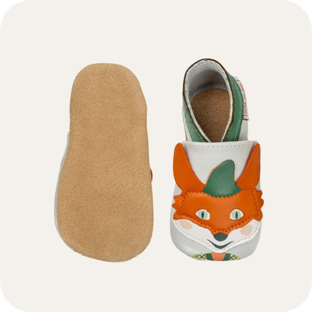 Babyschuhe aus weichem Leder Robin Hood Fox