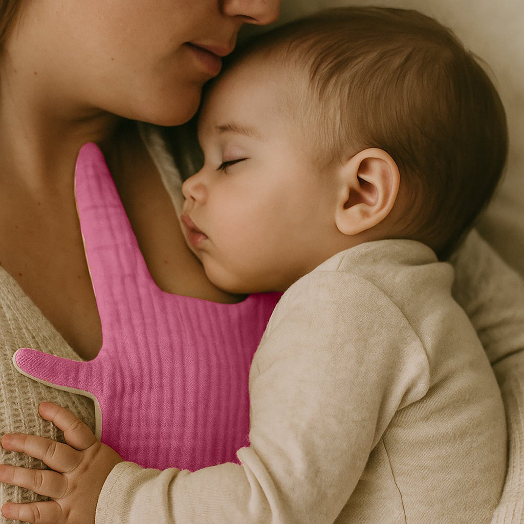 Flat Wapin aus rosa Bio-Baumwolle