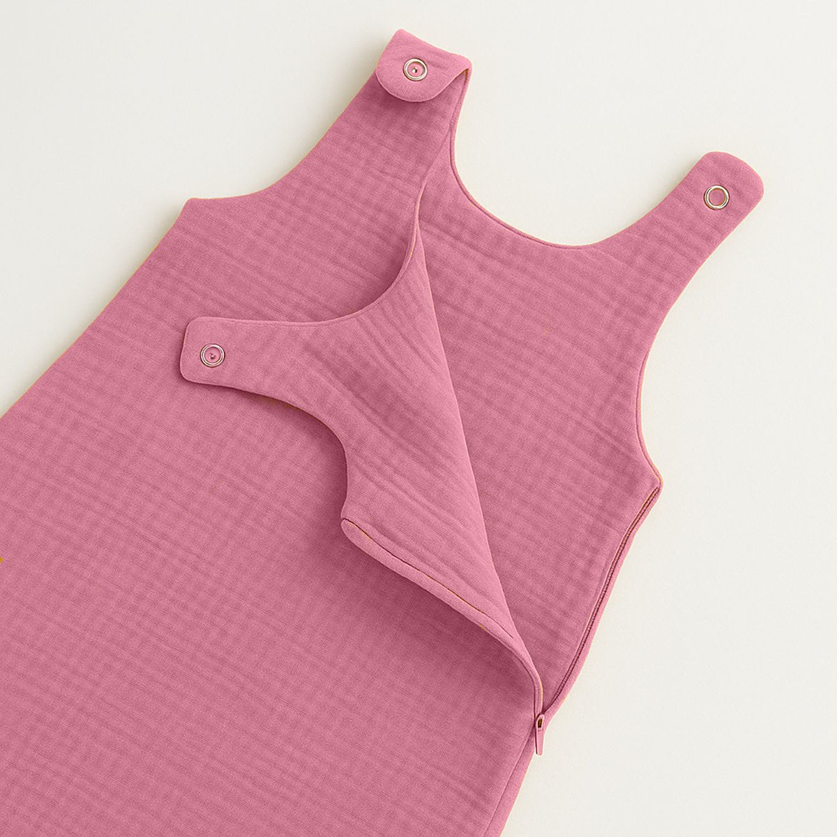 Rosa Sommerschlafsack aus Bio-Baumwolle