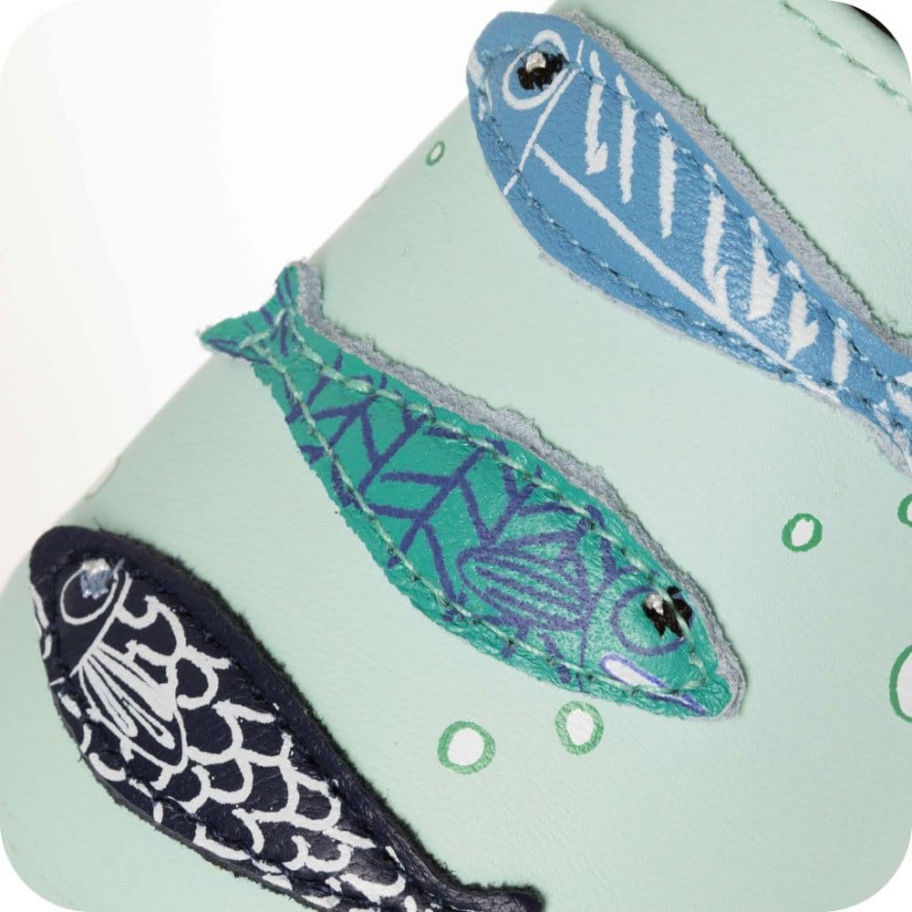 Babyschuhe aus weichem Leder Sardinen